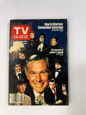 1984 Оригинальный TV GUIDE 'THE TONIGHT SHOW' ДЖОННИ КАРСОН, Хьюстон, Техасское издание - Изображение 1 из 4