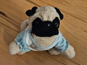 Webkinz Lil' Kinz Pug Plush With I Love Cupcakes Shirt And Shorts - Picture 1 of 3