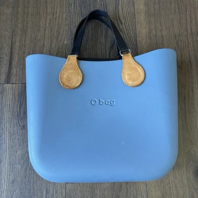 O Bag Italy Blue Foam Women's Double Handles Large Tote Shoulder Handbag - Image 1 of 4
