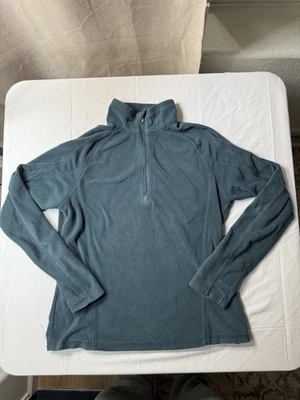 Pullover para mujer Alpine Designs polar 1/2 cremallera talla mediana color verde Foto 1 de 4