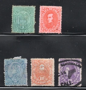 COLOMBIA, EXCELENTE LOTE DE SELLOS CLASICOS (AGOS- 136) - Picture 1 of 1