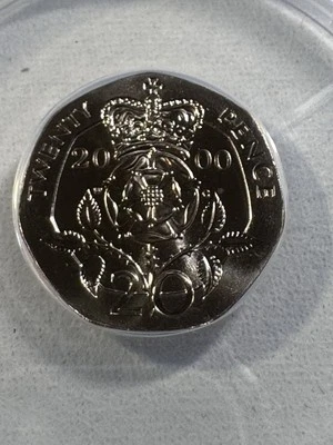 2000 Great Britain 20 Pence Graded MS 69 by ANACS - Image 1 of 4