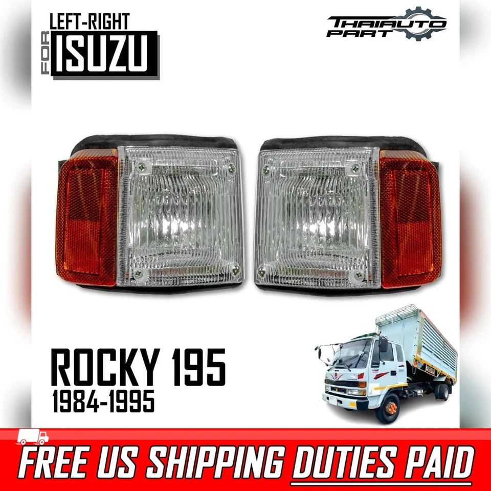 Lámpara de esquina lateral inferior LR para Isuzu Forward FVR FTR FRR 195 1991-1994 Foto 1 de 4