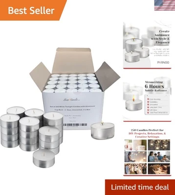 Luces de té limpias sin perfume - 6 horas de tiempo de combustión Foto 1 de 4