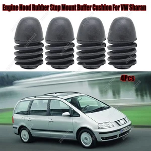 For VW Sharan Engine Hood Tailgate Rubber Stop Mount Bush Buffer Cushion 4Pcs - Picture 1 of 10