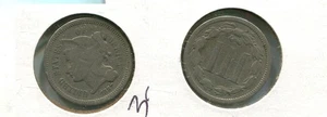 1867 THREE CENT PIECE TYPE COIN GOOD 3998T - Picture 1 of 1