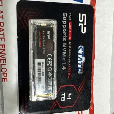 Silicon Power 4TB UD90 NVMe 4.0 Gen4 PCIe M.2 SSD R/W NEW SEALED - Image 1 of 4