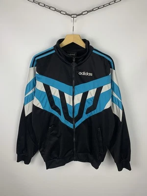 Vintage Adidas Retro Track Jacket Men’s Size M 90’s Long Sleeve Top Logo  - Image 1 of 4