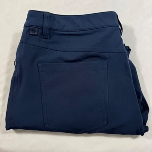 Lululemon ABC Pant Herren 34 Navy Blau Warpstreme Stretchy Hose LM5ADF - Bild 1 von 10