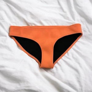 Triangl Swim Women Small Bikini Bottom Neoprene Swimwear Orange - Picture 1 of 5