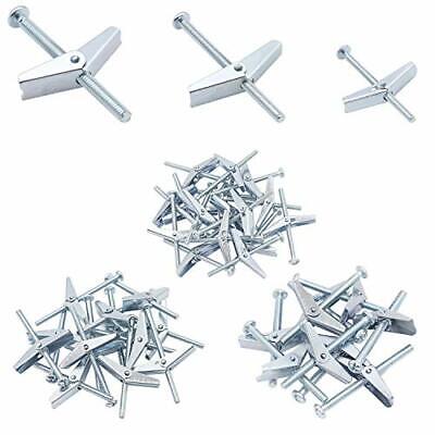 HELIFOUNER 24 Pieces Toggle Bolt And Wing Nut For Hanging Heavy Items On Dryw... • 17.17$