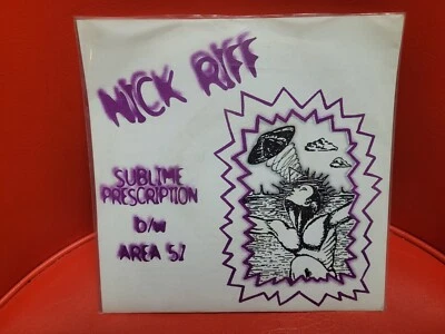 Nick Riff Sublime Prescription / Area 51  7” Vinyl 1996 Cleveland OH Acid Psych - Image 1 of 3