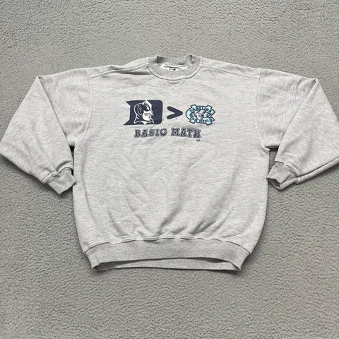 VTG Duke Blue Devils Sweatshirt Adult L Jerzees Better Than U NC Tar Heels Cover