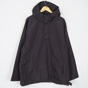 CALVIN KLEIN JEANS Men's Anorak Jacket Size L Black Hooded 1/4 Zip s11666 - Picture 1 of 8