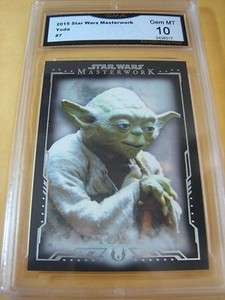 YODA 2015 STAR WARS MASTERWORK # 7 GRADED 10 L@@@K