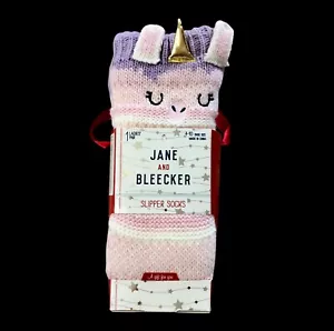 Jane and Bleeker slipper socks - Pink Unicorn - Critter - Picture 1 of 4