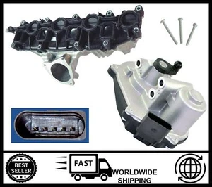 Inlet Manifold with (Swirl) Flap Motor KIT FOR Audi A3 A4 A5 Q5 VW Golf V Jetta - Picture 1 of 9