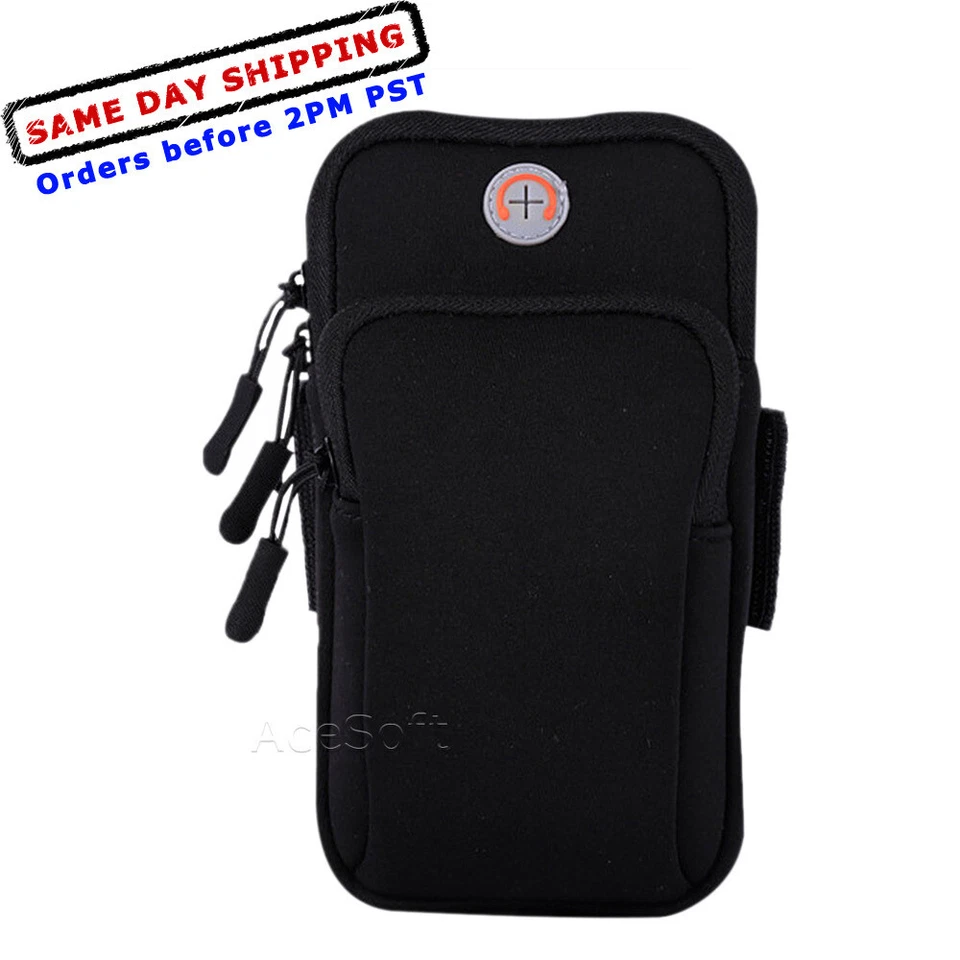 Arm Band Bag Wrist Pouch Holder Armband Phone Case For Sport Running Jogging Gym - Image 1 of 1