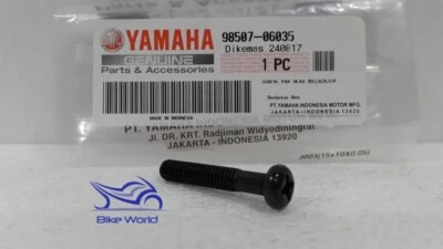 Genuine Parts Yamaha RX-King RXK RX 135 Crankcase Screw Pan Head 98507-06035 - Imagem 1 de 2