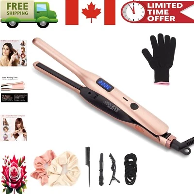 Compact Ceramic Hair Straightener & Curler - Adjustable for Short Hair & Beards - Image 1 of 4