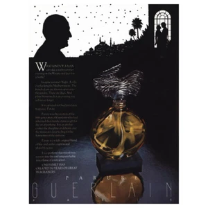 1978 Guerlain: Kind of Man Starlit Summer Evening Vintage Print Ad - Picture 1 of 1