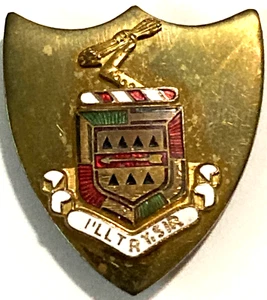 US Army WWII Crest DI/DUI Pin: 5th Infantry Regiment **2 Piece** - Picture 1 of 2