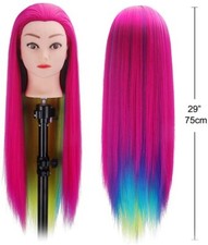 TETE DE MANNEQUIN COIFFURE TRESSAGE AVEC SUPPORT