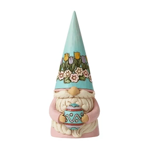 Jim Shore Easter Gnome 7" Tall "An Easter Gnome Like No Other" NEW - Foto 1 di 6