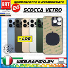 BACK COVER SCOCCA POSTERIORE VETRO+BIADESIVO X APPLE IPHONE 13 PRO MAX BIG HOLE