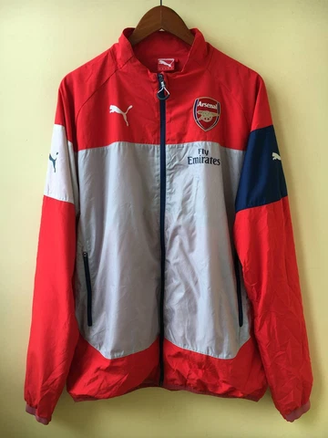 Arsenal FC Puma football soccer full zip track top jacket. Size XL Cover