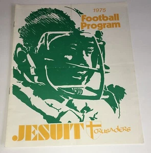 JESUIT CRUSADERS 1975 FOOTBALL-PROGRAMM WEST LINN LÖWEN OREGON HIGH SCHOOL - Bild 1 von 3