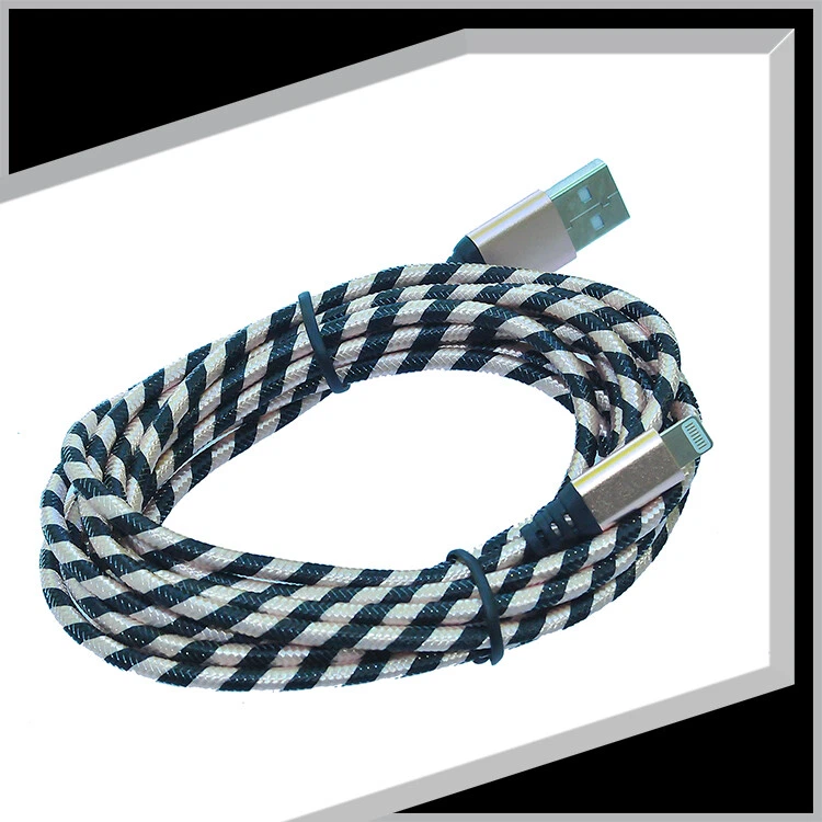 Extra Long Charging Charger Cable USB Cord for iPhone, Android Micro, or TYPE C - Image 1 of 1