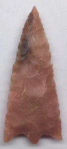 Authentic Indian Artifact Coral Spear Arrowhead Point 2.5 inch - Foto 1 di 2
