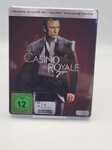 James Bond 007: Casino Royale Steelbook / 4K UHD inkl. BluRay / Neu & OVP - Bild 1 von 2
