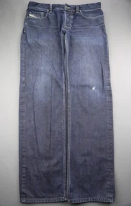 Herren Diesel Larkee Jeans Regular Straight Dark Wash Größe 34x34 (Msr 35x34) - Bild 1 von 12