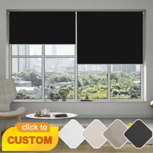 Vscreen Light Filter Roller Blind with Satin Chrome Bottom Rail & Chain - Picture 1 of 15