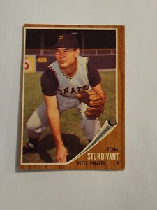 ⚾️ 1962 Topps Baseball TOM STURDIVANT #179 PITTSBURGH PIRATES 