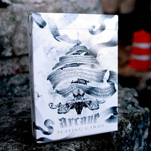 Mazzo di carte Bicycle Arcane White - Ellusionist - Mazzi di Carte da gioco