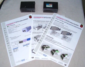 Two New Raspberry Pi Model B & PiFace Style Enclosures Carbon Fibre Effect - Bild 1 von 5