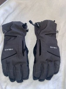📀 HEAD wasserdichte Skihandschuhe für Erwachsene - schwarz groß mit Taschen und Knebel - Bild 1 von 9