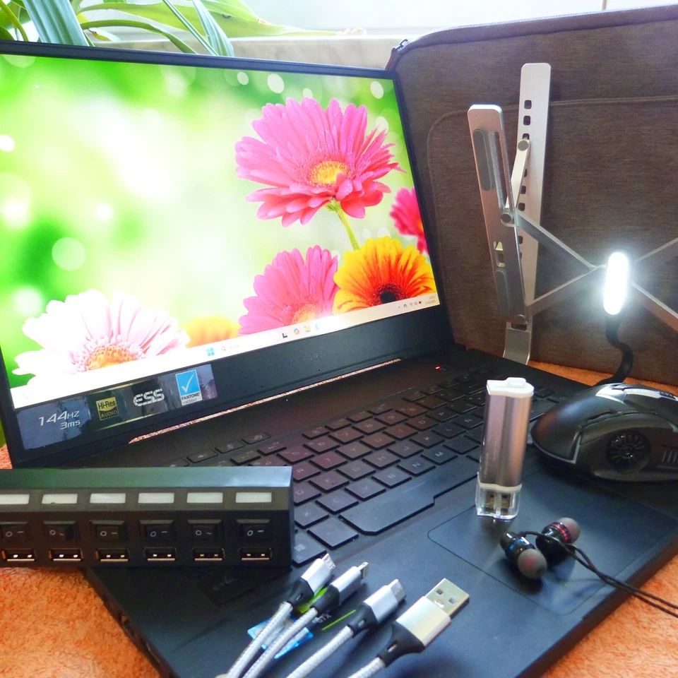 XL SET Asus GU502 15Zoll 144Hz HIGH END GAMING GTX l 32GB RAM HEXA i7 I 2TB SSD - Bild 1 von 4