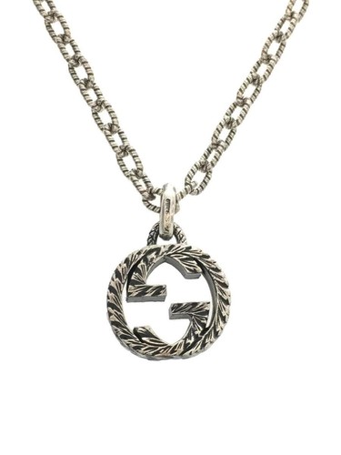 GUCCI SV925 Collana in argento con top da uomo usata