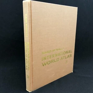 Vintage Rand McNally International World Atlas 1964 - Imagen 1 de 12