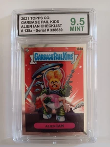 2021 Garbage Pail Kids Alien Ian # 138a Trading Card DGG Graded 9.5 Mint - Picture 1 of 3
