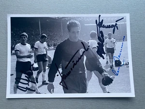 Vize-WM 1966 DFB (5x signiert) signiert signed Foto 10x15 Autogramm RARITÄT - Picture 1 of 1