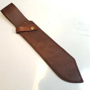 Leather Sheath for 16" Sussex Armoury Bowie Knife Survival Outdoor WW2 Militaria - Picture 1 of 11