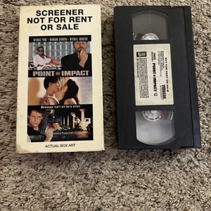 Point Of Impact RARE Vidmark Unrated Screener VHS 90s erotic Barbara Carrera Z - Picture 1 of 1