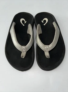 OluKai Ohana Jungen Beach Flip Flops Größe 4 Synthetikschuhe - Bild 1 von 8