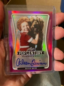 Aileen Quinn ANNIE 2020 Leaf Pop Century Autograph 1/15 Auto Signatures Signed