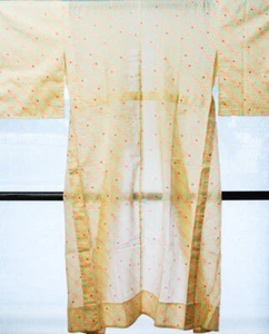 Japanese antique Long undergarment / 500g / beige/ 67 - Picture 1 of 10